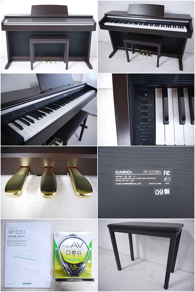カシオ CELVIANO AP-220 09年製｜中古電子ピアノミューズ